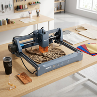 Máquina de Grabado Láser CNC de Diodo con Cabezal Láser Dual WAINLUX X2, Control Todo en Uno, Compatible con Formatos DXF/JPG/AI, Graba Metal