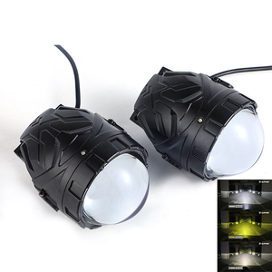 Faro Antiniebla LED GPNE F12TX, Luz Blanca/Amarilla 5500K/3000K, Lente de Luz Antiniebla LED Tricolor - Product Image 1