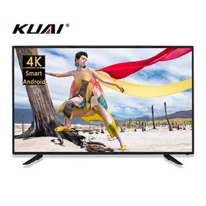 Pabrik Guangzhou Tv Lcd Led Tv Ukuran Besar 50 55 60 65 Inci, Tv 4K USB Audio Video VGA