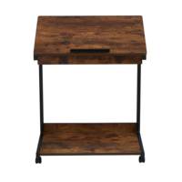 Bureau à dessin mobile inclinable avec tiroir à surface inclinable et étagère Bureau d'art parfait pour dessiner, lire, studio de bureau à domicile