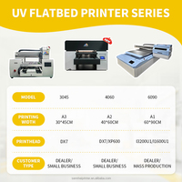 Impresora UV de Cama Plana 3ALPS Nueva A1 6090 con Escáneres para Impresión en Tarjetas, Cuero y Pantallas