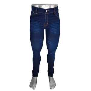 Jeans Skinny da Uomo Pantaloni in Denim Moda con Tasche Elasticizzati Regolabili - Product Image 2
