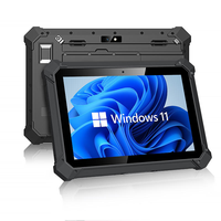 16 Go de RAM 512 Go de ROM Lecteur d'empreintes digitales industriel Windows 10 pouces 4G RFID GPS Win 11 Pro NFC Tablette robuste avec lecteur de codes à barres 2D