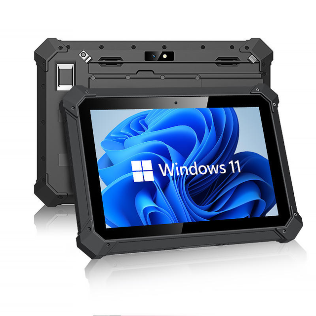 16GB RAM 512GB ROM Fingerprint Reader Industrial Windows 10inch 4G RFID GPS Win 11 Pro NFC Tough Tablet with 2D Barcode Scanner