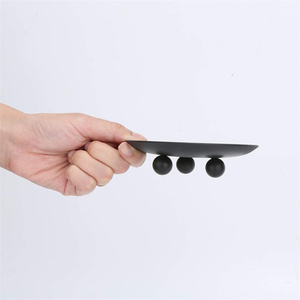 Set fatto a mano 3 pezzi portacandele in ferro nero per matrimonio natale lanterna decorativa di pasqua per la casa scatola di stampa personalizzata confezionata - Product Image 5