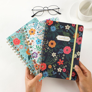 Carnet à spirales relié en couverture rigide, imprimé sur mesure, de haute qualité, avec élastique, idéal <span class=keywords><strong>pour</strong></span> l'école, les affaires et les magazines - Product Image 2