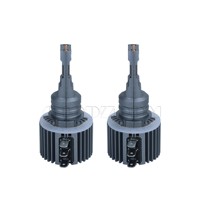 GOODZOOM H15 Ampoule de phare LED Plug and Play 4300K DRL LED Feux de jour 4300 Kelvin Ampoules de phare LED pour voiture 55W
