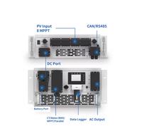 Rak Baterai Lithium Deye BOS-B Pro 51.2v 314Ah 16.08kWh 257kWh Per Cluster Deye ESS 125kw PCS Inverter dengan Harga Terbaik