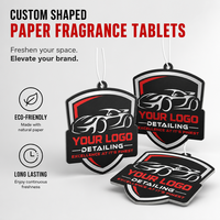 Tablette parfumée suspendue en papier, feuille parfumée écologique, aromathérapie, décoration intérieure de véhicule, désodorisant personnalisé