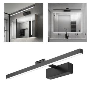 Lampada da bagno a LED da 40cm moderna lampada da parete a specchio LED da 40cm 9W/12W per bagno con illuminazione a LED in bianco e nero - Product Image 2