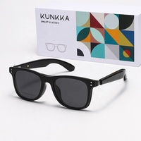 Lunettes Intelligentes IA avec Caméra, Enregistrement Vidéo, Traduction en Plus de 20 Langues, Appel Bluetooth, Lecture Musicale pour la Conduite et les Voyages