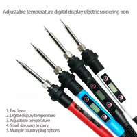 Fer à souder électrique LCD à température réglable 220V EU TP-F936 80W en acier inoxydable pour poste de soudage et de retravail