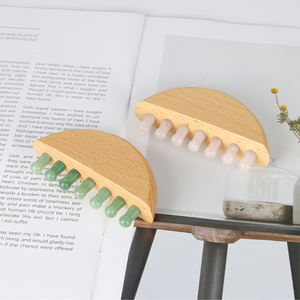 Outils de massage en bois pour le corps, rouleau de massage manuel pour les muscles endoloris, rouleau de fascia en bois pour le massage des tissus profonds et la <span class=keywords><strong>drainage</strong></span> <span class=keywords><strong>lymphatique</strong></span> - Product Image 5