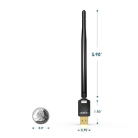EDUP USB 2.0 Dongle Wifi 150Mbps, Adaptor Wifi Kualitas Tinggi Mt7601
