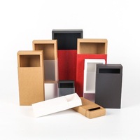 Boîte d'emballage coulissante transparente pour bougies parfumées Savons faits à la main en cire Boîte cadeau portable et en relief