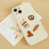 En stock, mini patchs brodés autocollants pour sacs, étuis de téléphone, vêtements, décoration DIY