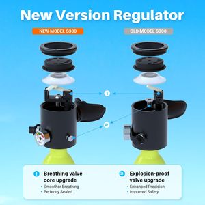 Bouteille de plongée Smaco S300 Mini Scuba Tank 0,5L en aluminium haute pression pour air comprimé - Product Image 3