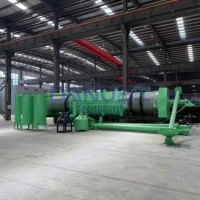 Nouvelle ligne de production de carbonisation et de moulage du bois d'acajou, fours rotatifs de carbonisation du bois dur