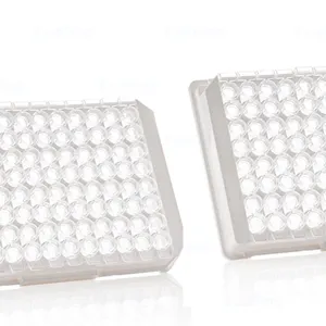 PCRプレートラボ用品使い捨てプラスチック高透明度96ウェル取り外し可能エリザプレート