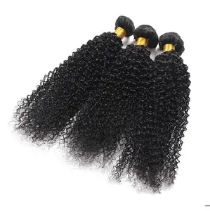 2024 Natural Color wave curly texture hair Weft Brazilian Hair Weave 8 -30 inches straight emy human Hair Bundles