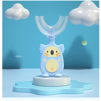 Brosse à dents en forme de U manuelle en silicone pour bébé Koala