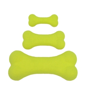 Prezzo di fabbrica palla da Tennis a forma di osso giocattolo per animali domestici giocattolo per la pulizia dei denti da masticare per animali domestici - Product Image 2