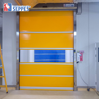 Pintu PVC Kecepatan Tinggi SEPPES untuk Ruang Bersih Pabrik Makanan dengan Rangka Baja Anti Debu