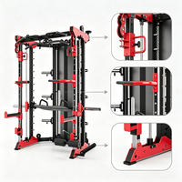 Machine Smith multifonctionnelle XR1001A XINRUI FITNESS – Rack de musculation tout-en-un avec croisement de câbles pour salle de sport à domicile