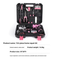 Kit de tournevis et perceuse électriques sans balais OEM à alimentation manuelle avec boîte à outils et mallette rigide