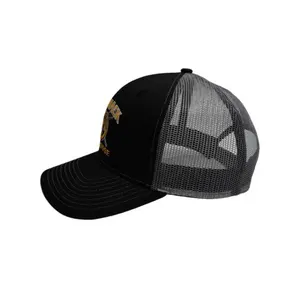 Kualitas tinggi 3D bordir Logo Musim Semi & musim panas Mesh bernapas topi untuk Fashion Hip Hop gaya pantai