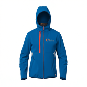 เสื้อแจ็คเก็ตสไตล์ซอฟต์เชลล์สีน้ำเงิน ไซส์ M สำหรับชุดทำงาน - Product Image 2