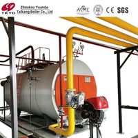 Chaudière à vapeur au gaz naturel de petite taille 1t/h, générateur de vapeur à tubes de feu automatique 700 kW pour la stérilisation hospitalière