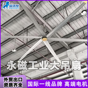 Industrial Ceiling <b>Fan</b> 54in Aluminum Alloy Blade Axial <b>Fan</b> For Workshop Factory Ventilation Cooling - Product Image 2