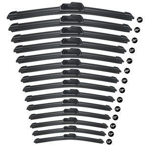 ASLAM-Escobilla limpiaparabrisas sin marco, la más vendida de fábrica, escobilla limpiaparabrisas universal suave - Product Image 1