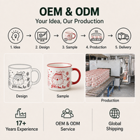 Mug à café en céramique personnalisé avec logo promotionnel, cadeau de Noël de luxe, mug à café ou à thé en émail