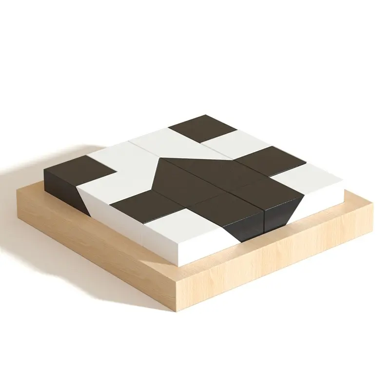 Mainan latihan ruang berpikir Puzzle canggih permainan papan kayu gaya baru