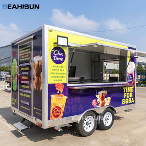 주방 트레일러 모바일 음료 트럭 상점 바 푸드 트럭 유럽 버거/아이스/피자 트레일러 비즈니스 용 식품 트레일러 - Product Image 4
