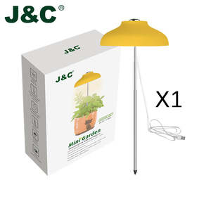 J&C Minigarden Charloe - Kit de Jardín Inteligente con Luz de Cultivo Tipo Sol, Maceta, Jardín Interior, LED - Product Image 2
