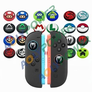 Nintendo için silikon Rocker kapak anahtarı 2 kontrolörleri JoyCon 2 başparmak kavrama kapaklar Joystick kap kolu - Product Image 2