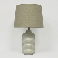 Lampe de table électrique LED moderne en terre cuite lavée, texturée, écologique, pour chevet, salon, salle à manger, entrée