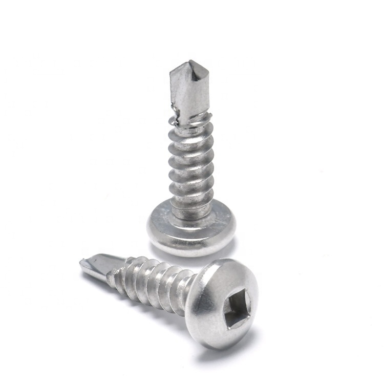 Vis auto-perceuse à tête cylindrique carrée professionnelle