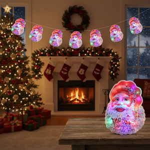 18,5 \ "Light-Up Santa String Lights 24PC/CS 220V IP65 Fuente de luz LED para decoraciones navideñas - Product Image 3