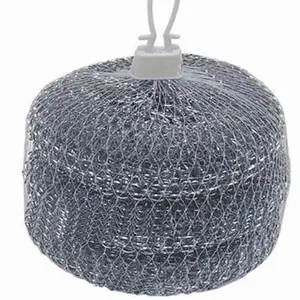 Galvanized Iron Scourer High Quality Cleaner Cleaning Mesh Wire Scourer