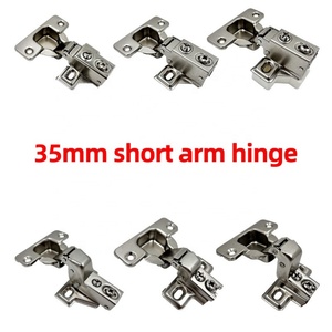 Bisagras de resorte modernas de 35 mm con brazo corto para paneles laterales estrechos, estilo americano, para gabinetes de cocina, sala de estar y oficina en el hogar - Product Image 6