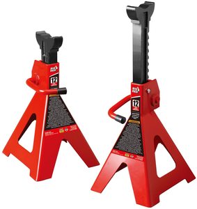 12 Ton with Extra Ton Safety Red Handle Lock for <strong>Auto</strong> Repair Shop Heavy Duty Aluminum Capacity Car Lifting Stand <strong>Jack</strong> Stands - Product Image 1
