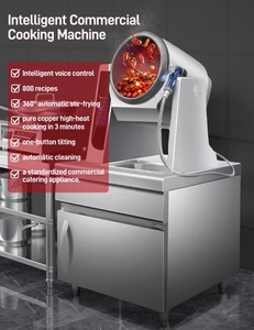 Máquina Automática para Saltear con Gas, con Fregadero, Equipo Comercial para Restaurantes, <span class=keywords><strong>Wok</strong></span> Robótico de Acero de Grado Alimenticio - Product Image 2
