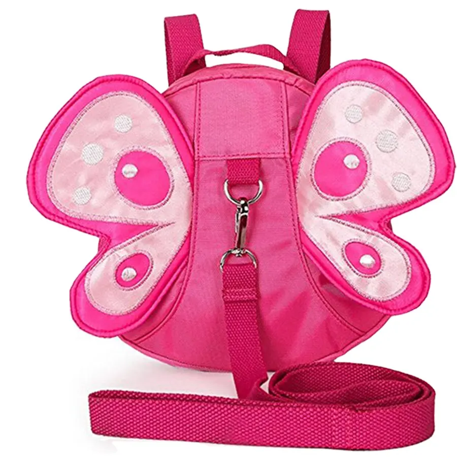 G257 Cute Butterfly Backpack Child Safety Cartoon Harness With Leash Anti Lost Child Safety Harness