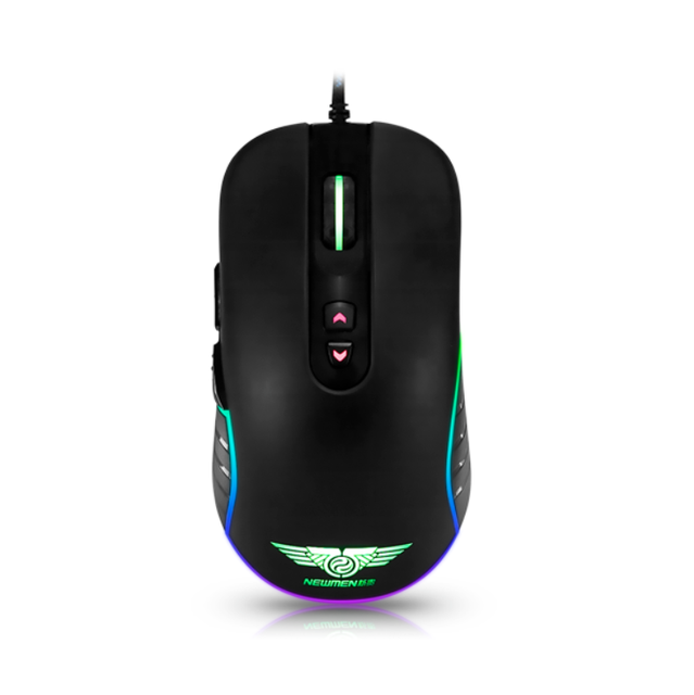 New Arrival GX6-PRO Ergonomic Programmable 7200DPI 6-level Adjustable DPI 7-Keys RGB Backlit Right/Left-Handed Gaming Mouse