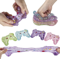 Mainan Squishy Gamepad Payet Multiwarna yang Menakjubkan, Lembut, Lambat Mengembang, Pereda Stres untuk Kantor, Pelepas Kecemasan