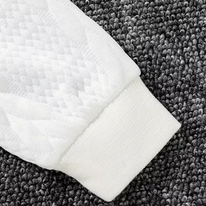 Pull en tricot torsadé <span class=keywords><strong>blanc</strong></span> super doux de qualité supérieure pour bébés garçons pour l'automne, l'hiver et le printemps - Product Image 3
